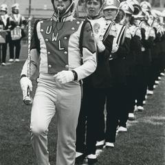 Marching band drum major