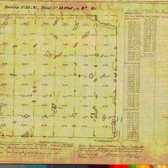 [Public Land Survey System map: Wisconsin Township 37 North, Range 13 West]