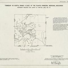 [Public Land Survey System map: Wisconsin Township 43 North, Range 06 East]