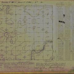 [Public Land Survey System map: Wisconsin Township 38 North, Range 02 West]