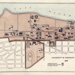 University of Wisconsin Campus Map, 1926