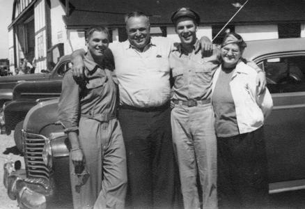 Mucks family during World War II