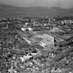 Aerial UW-Madison, ca. 1930s-1940s