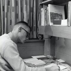 Studying in Elm Drive Dorm