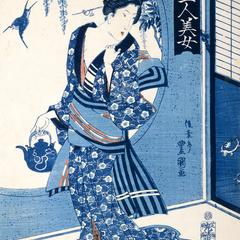 Geisha by a Circular Window, from the series Five Beautiful Modern Women