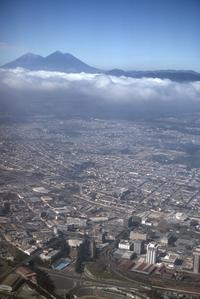 Guatemala City. Puebla down below