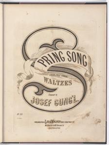 Spring song waltzes
