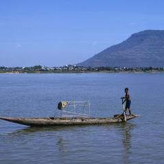 Boat on Mekong River