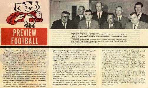 'Football Preview' brochure