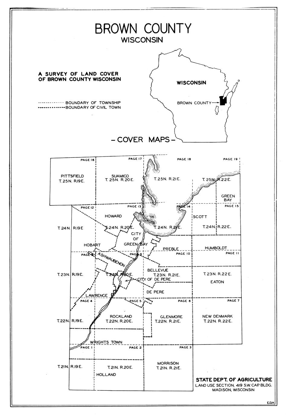 ‎Brown County Wisconsin : a survey of land cover of Brown County