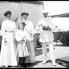 On board Oceana Mrs. Tod, Mr. & Mrs. Bournell & Sara Cree