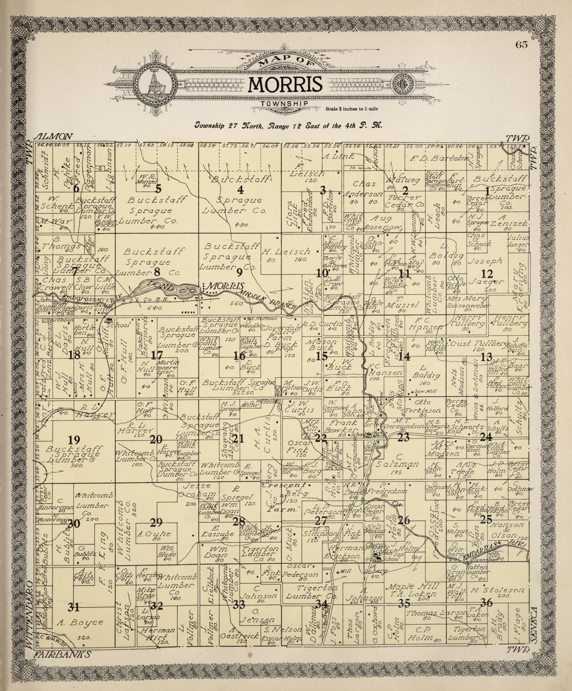 Standard atlas of Shawano County, Wisconsin including a plat book of ...