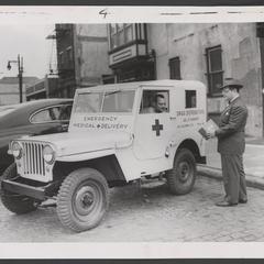 Emergency medical delivery Jeep