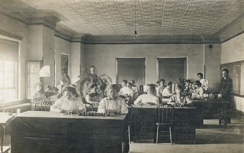 Biological laboratory, circa 1909