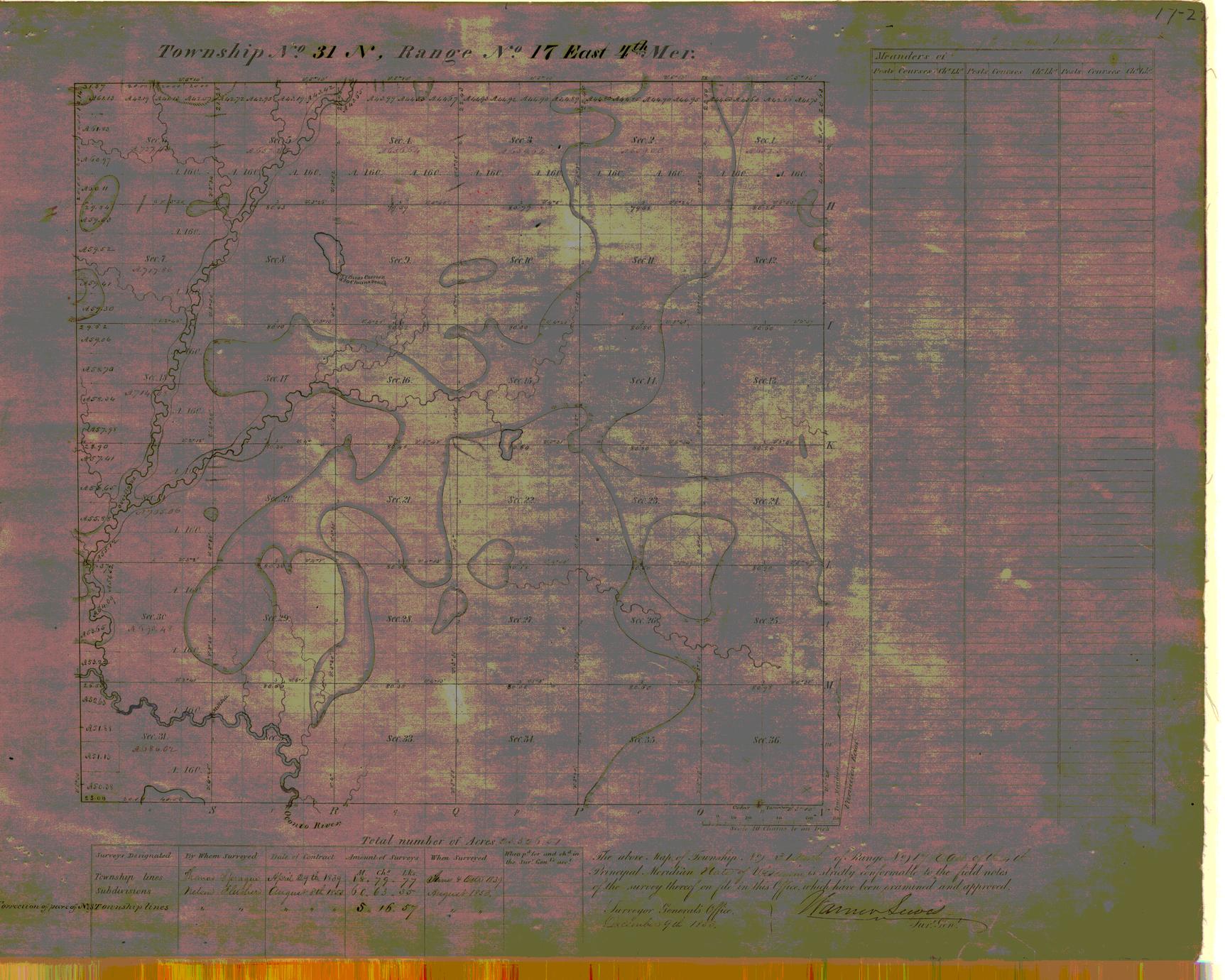 [Public Land Survey System map: Wisconsin Township 31 North, Range 17 East]