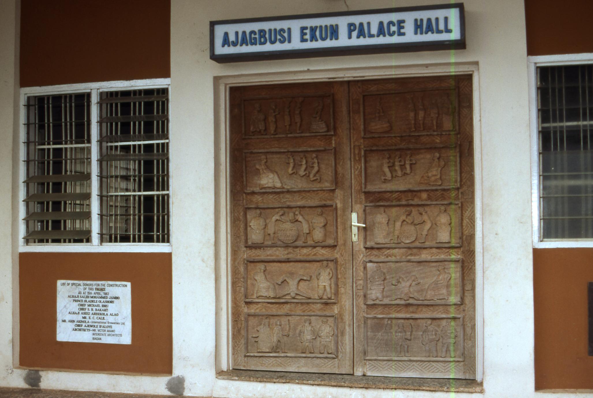 Ajagbusi Ekun Palace hall