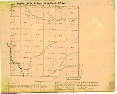 [Public Land Survey System map: Wisconsin Township 27 North, Range 16 West]