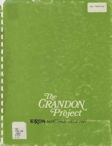 Crandon Project : progress report