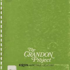 Crandon Project : progress report