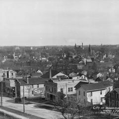 Madison Street, Waukesha, east view from Tower Hill