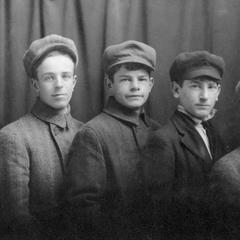 Alfred Metsch, Oswald Metsch, an unknown Halbach, an unknown Clark, Oliver Noll
