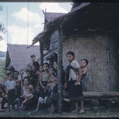 Lao women and children