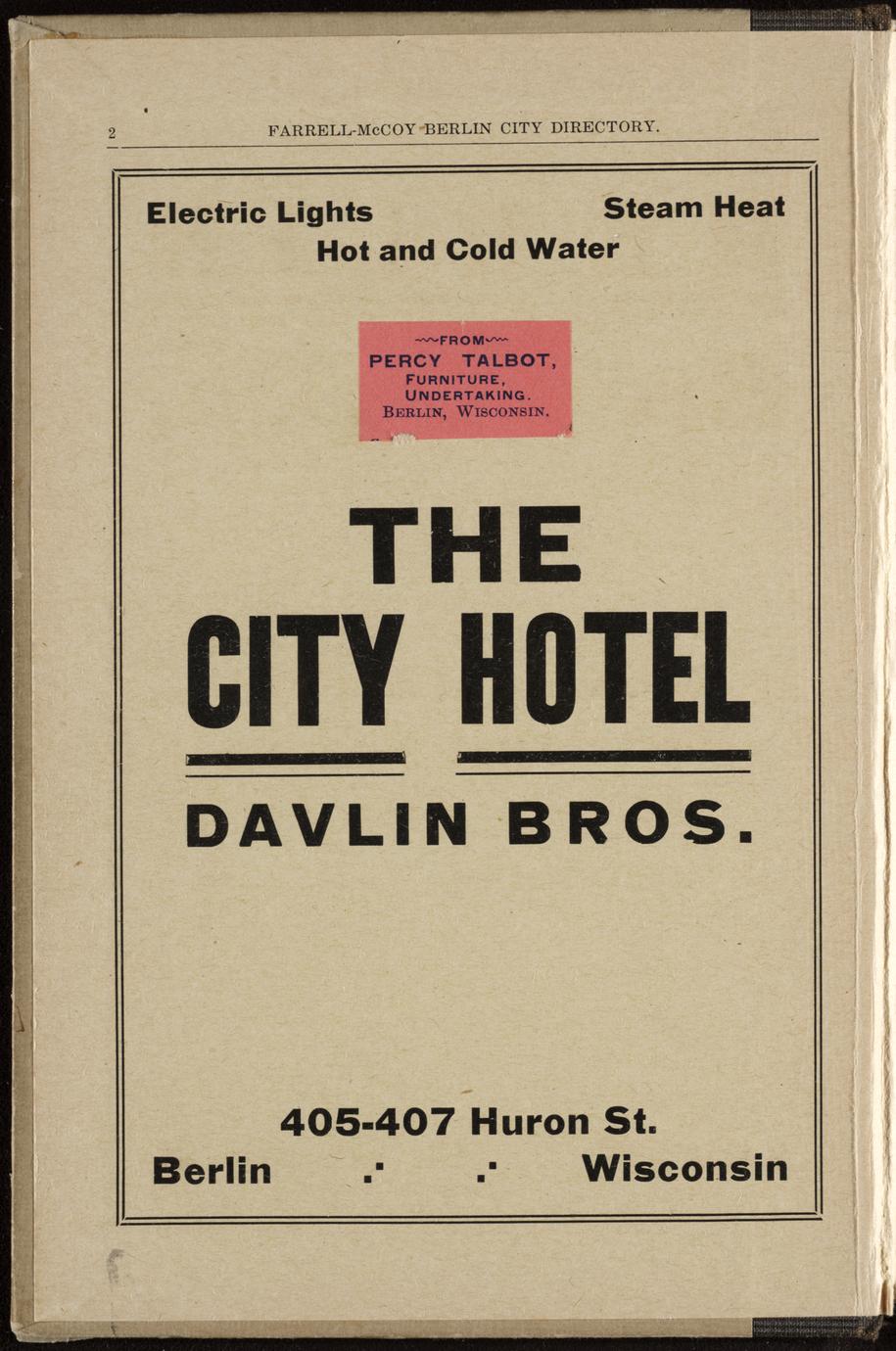 Farrell-McCoys Berlin city directory, 1915-1916 picture pic