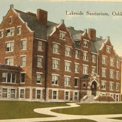 Lakeside Sanitarium. Oshkosh, Wisconsin