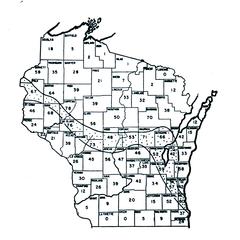 Summary of range limits for 182 species, Wisconsin