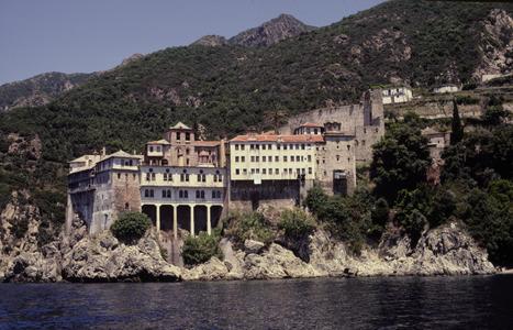 View of Gregoriou from the shore