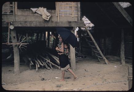 Lao mother and child