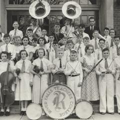 Training School orchestra and band, 1932-1933