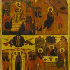 Tablet Icon with Narratives from the Life of Christ