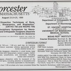 University of Massachusetts Medical school advertisement
