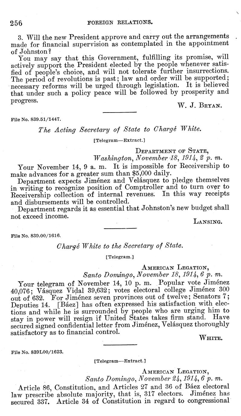 Papers relating to the foreign relations of the United States with the ...