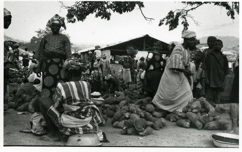 Yams at Imesi-Ile market