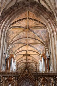 Worcester Cathedral interior chancel vaulting