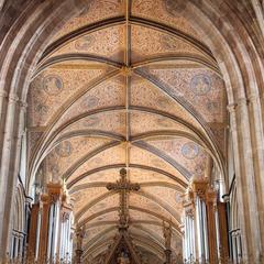 Worcester Cathedral interior chancel vaulting