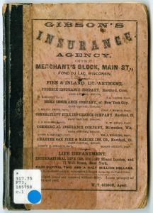 Brigham and Co.'s Fond du Lac city directory and business advertiser for 1857-58