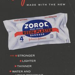 Zoroc Resin-Plaster Bandage advertisement