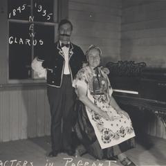 Ernest Thierstein and Marie Gmur Gehrig in Swiss costume