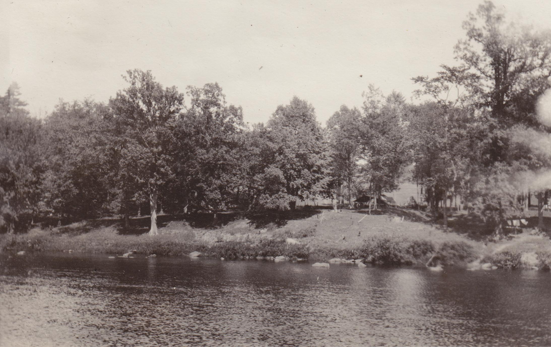 1918 Training camp along the Black River