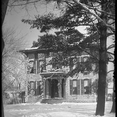 Robinson residence - snow scene