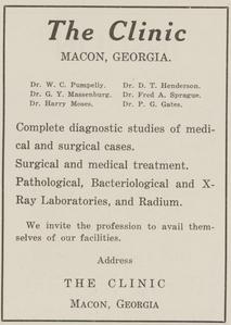 The Clinic - Georgia advertisement