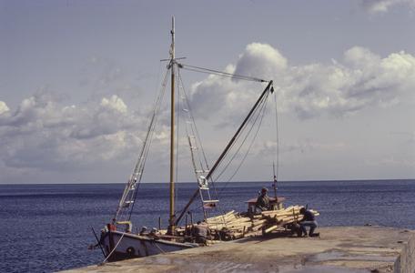 Boat at the Karakallou arsanas