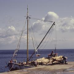 Boat at the Karakallou arsanas