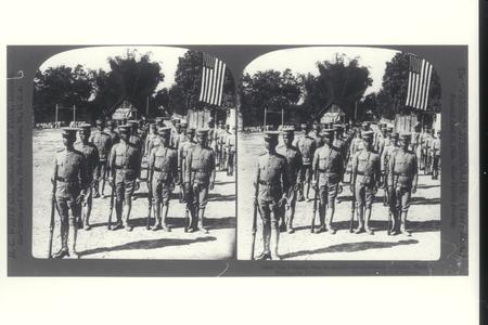 U.S. trained and equipped Filipino constabulary soldiers, Manila, 1907