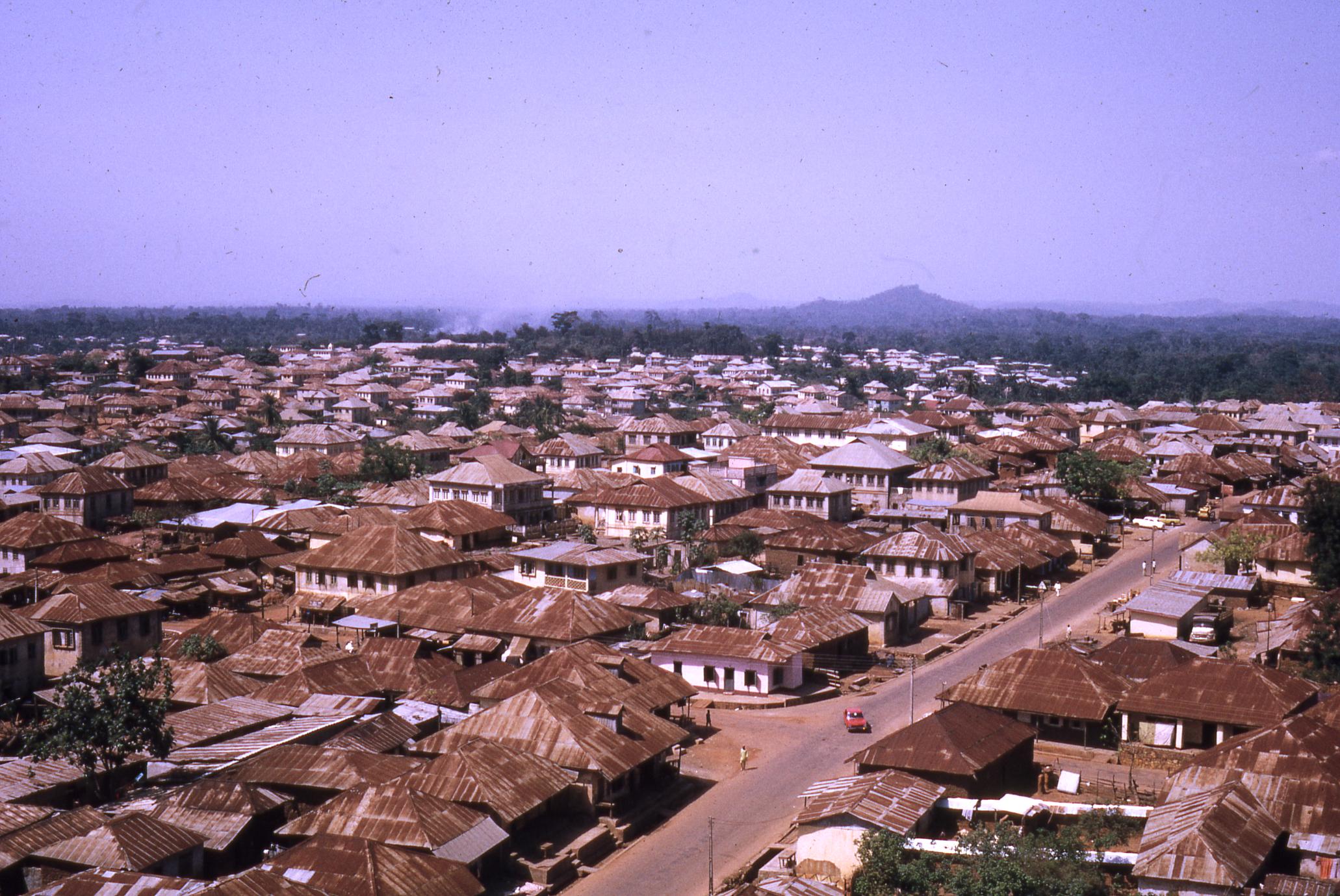View of houses and street facing Ijoka