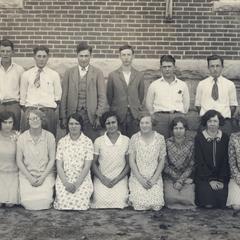New Glarus High School senior class, 1928-29