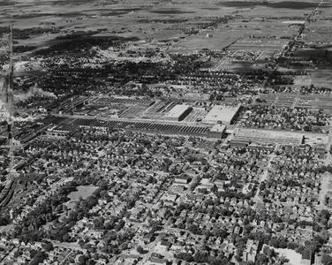 Aerial view of the Nash Motors plant